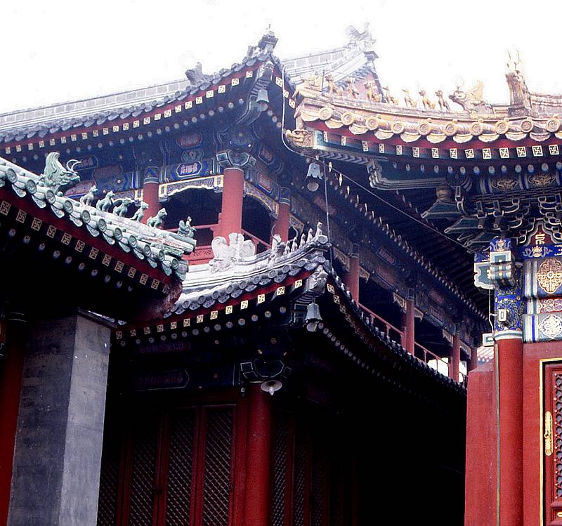 Yonghegong roof 
